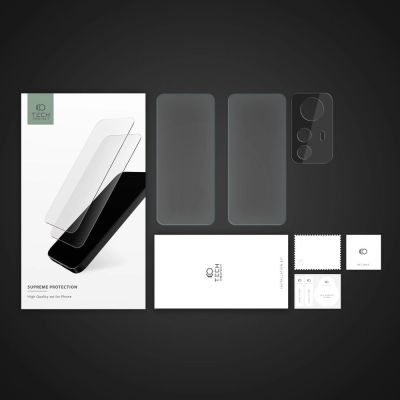 5. Tech-Protect Supreme Set for Xiaomi Redmi Note 12S 2x tempered glass for display / tempered glass for camera