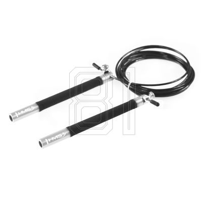 22. Fast skipping rope HMS SK54 black / silver