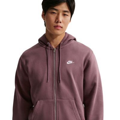 5. Men's Nike Club BB FZ Hoodie Brown FN3861 502