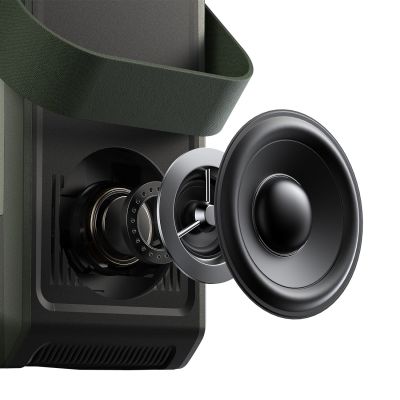 4. Powerbank Joyroom JR-PBF10 75000mAh 100W 3x USB-C 3x USB-A with foldable flashlight and handle - green