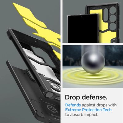 30. Spigen Tough Armor Case for Samsung Galaxy S23 Ultra - Black
