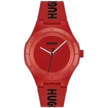 Zegarek Męski HUGO Lit For Him Red 1530346 + BOX