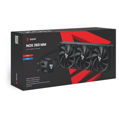 4. SAVIO CPU WATER COOLER 360 MM NOX