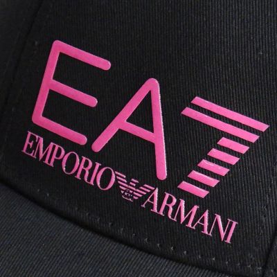 6. EA7 Emporio Armani Black Baseball Cap - 247088 CC010 28521
