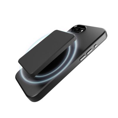 4. Puro Icon Mag Pro MagSafe Silicone Case for iPhone 16e/17e - Black