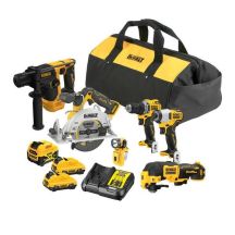 DEWALT.COMBO KIT 12V DCK611P1D2 (DCH072+DCS512+DCD701+DCF801+DCS353+DCL510) 1x5.0 2x2.0Ah BAG
