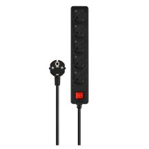 SAVIO SCHUKO POWER STRIP 5 SOCKETS, 5 METERS LZ-15