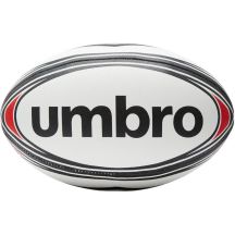 UMBRO 26762U RUGBY BALL SIZE 5 WHITE/RED/BLACK
