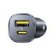3. Baseus GoTrip USB-C / USB-A 30W Car Charger - Black