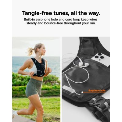 11. Spigen A720 Dynamic Shield Running Vest L-XL - Black