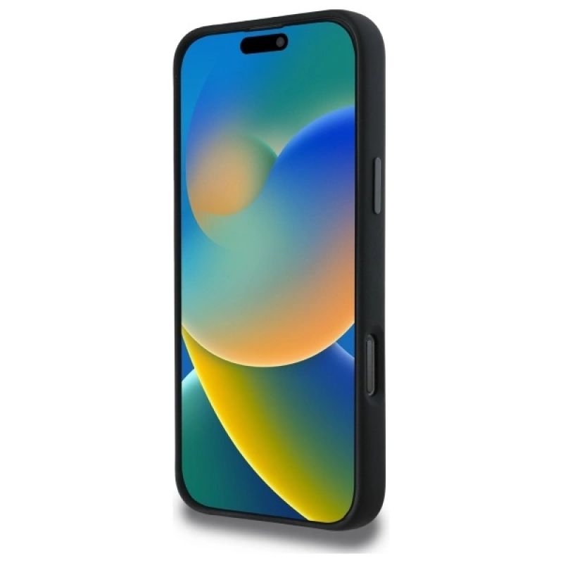 5. BMW Silicone Middle Stripe MagSafe Case for iPhone 16 Pro Max - Black