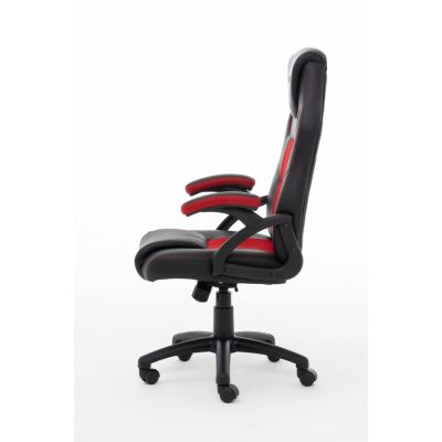 7. Raptor Gaming 437764 Gaming Chair Gaming Chair Upholstered Seat Black, Red