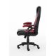 7. Raptor Gaming 437764 Gaming Chair Gaming Chair Upholstered Seat Black, Red