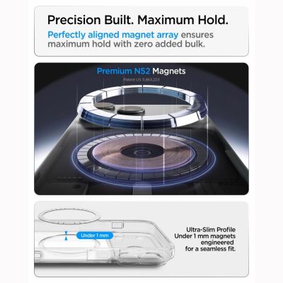 10. Spigen Ultra Hybrid MagSafe Case for iPhone 18 Pro / 17 Pro - White