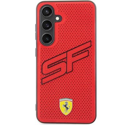 3. Ferrari Big SF Perforated case for Samsung Galaxy S24 - red
