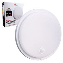 MACLEAN LED LAMP WITH MOTION SENSOR, PIR SENSOR, WHITE, 10W, IP65, 1000LM, NEUTRAL COLOR MCE525 W