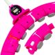 5. HULA HOP WITH MASSAGER, WEIGHTS AND COUNTER FUCHSIA ENERO FIT