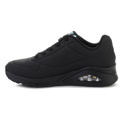 4. SKECHERS UNO-SPREAD THE LOVE BLACK/PURPLE/TURQUI 155507-BPTQ