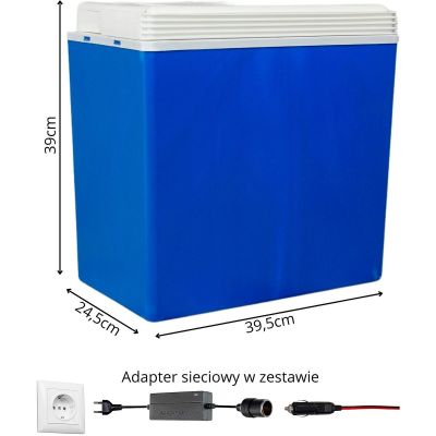 16. ELECTRIC TOURIST REFRIGERATOR 24L 12/230V REDCLIFFS