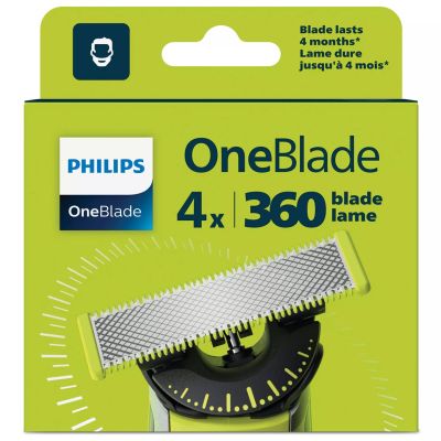 7. Philips Norelco OneBlade OneBlade 360 QP440/50 4 x Replacement Blade 360