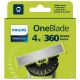 7. Philips Norelco OneBlade OneBlade 360 QP440/50 4 x Replacement Blade 360