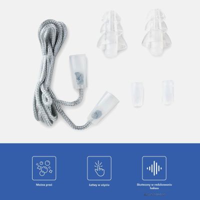 8. TRAVEL BLUE SILICONE EARPLUGS