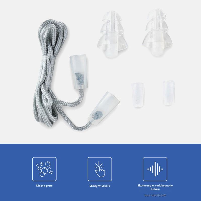 8. TRAVEL BLUE SILICONE EARPLUGS