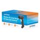 9. Manhattan 154185 Barcode Reader Handheld 1D/2D LED Barcode Reader Black