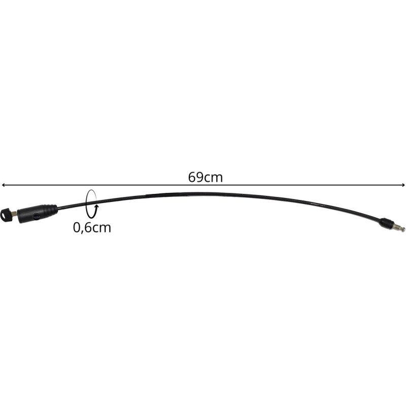 13. BIKE LOCK WITH KEY 0.6x65CM BLACK XQMAX