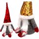 13. DECORATIVE gnome with magic sequins 35cm gray