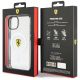 8. Ferrari FEHMP14SURKT iPhone 14 6.1" clear/transparent hardcase Outline Magsafe