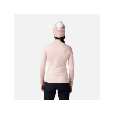 4. Rossignol W Classique 1/2 Zip Pink Sweatshirt