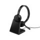 2. Jabra Evolve 65 TE Headset Wired & Wireless Headband Office/Call Center USB Type-A Bluetooth Charging Cradle Black