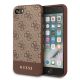 Guess 4G Stripe Collection case for iPhone 7 / 8 / SE 2020 / SE 2022 - brown