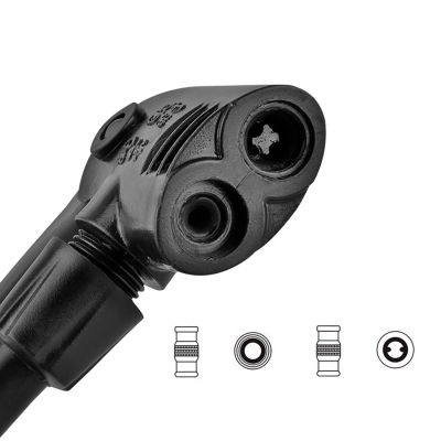 3. Rockbros GP6532B Floor Pump with Pressure Gauge - Black and Orange