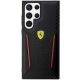 3. Ferrari Carbon Contrast Edges Case for Samsung Galaxy S23 Ultra - Black