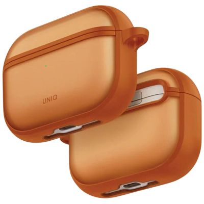 4. Uniq Veren case for AirPods Pro 3 - orange