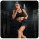 4. Women's Black COMBATWEAR Muay Thai Shorts | DBX Bushido