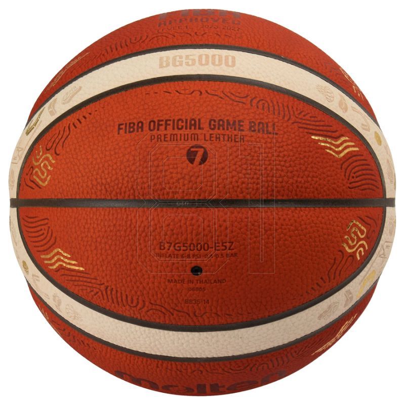 7. Molten Eurobasket 2025 Official Match Ball B7G5000-E5Z