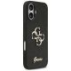 4. Guess Fixed Glitter Big 4G case for iPhone 17 - black