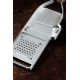 2. Microplane 43313 Hand Grater/Spiralizer Grater with Handle Silver, Wood
