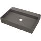 Granite countertop washbasin with tap space - 60x40 cm