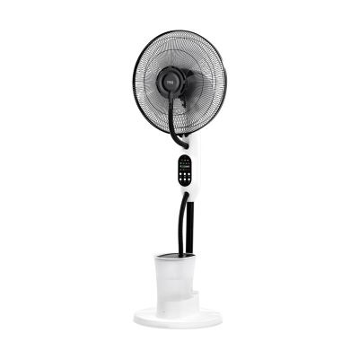 Standing fan with mist function - white