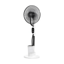 Standing fan with mist function - white