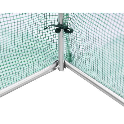 6. GREENHOUSE GARDEN TUNNEL 200X300X200CM PE GREEN STEEL STRUCTURE