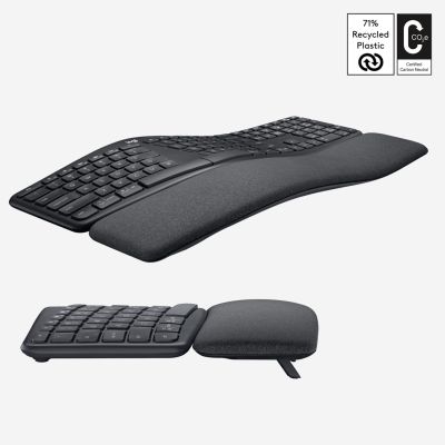 4. Logitech ERGO K860 Keyboard – GRAPHITE Wireless