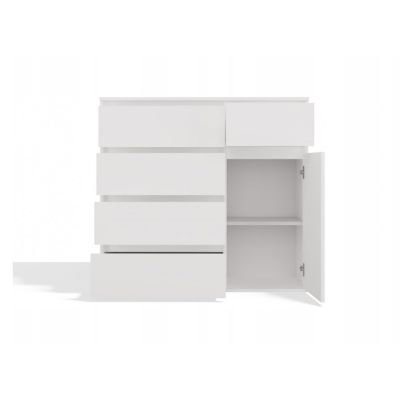 4. MALWA 1D5S CHEST OF DRAWERS WHITE