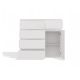 4. MALWA 1D5S CHEST OF DRAWERS WHITE