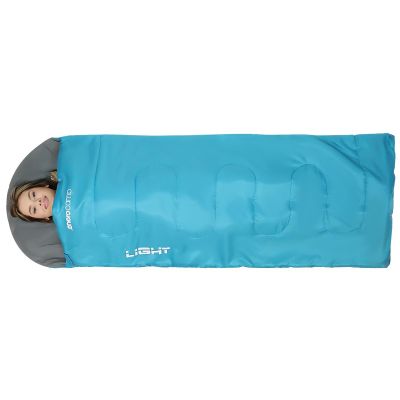 17. LIGHT TOURIST SLEEPING BAG 200X70CM BLUE ENERO CAMP