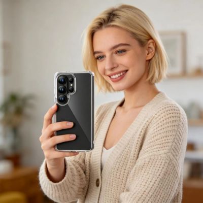 8. Tech-Protect FlexAir Hybrid Case for Samsung Galaxy S26 Ultra - Clear